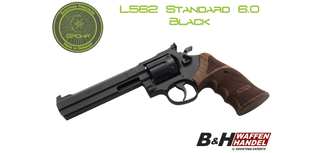 SPOHR L562 6.0 Standard Black Revolver .357 Magnum schwarz PVD