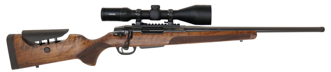 Brenner BR20 L.E. Holzschaft Komplettpaket mit Hawke Vantage