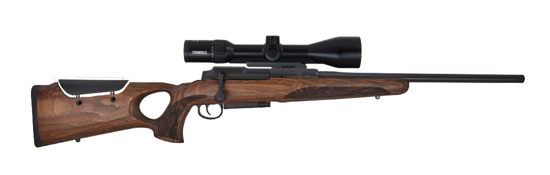 Mauser 25 Lochschaft Komplettpaket mit Steiner Ranger 4 3-12x56
