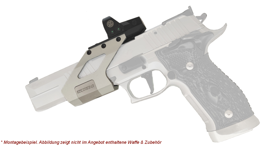 Montage mit RPV für Sig Sauer P226/P220 X-Serie (vgl. X-Mount)