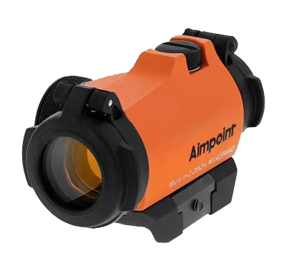 Aimpoint Micro H-2 Orange Rotpunktvisier mit Picatinny Adapter