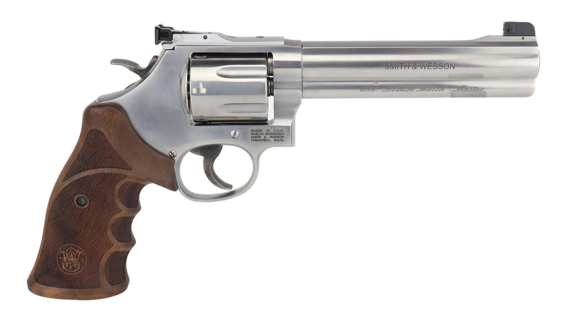 Smith & Wesson Model 686 Target Champion Match Master Deluxe 6" Revolver Smith & Wesson Model 686 Target Champion Match Master Deluxe 6" Revolver
