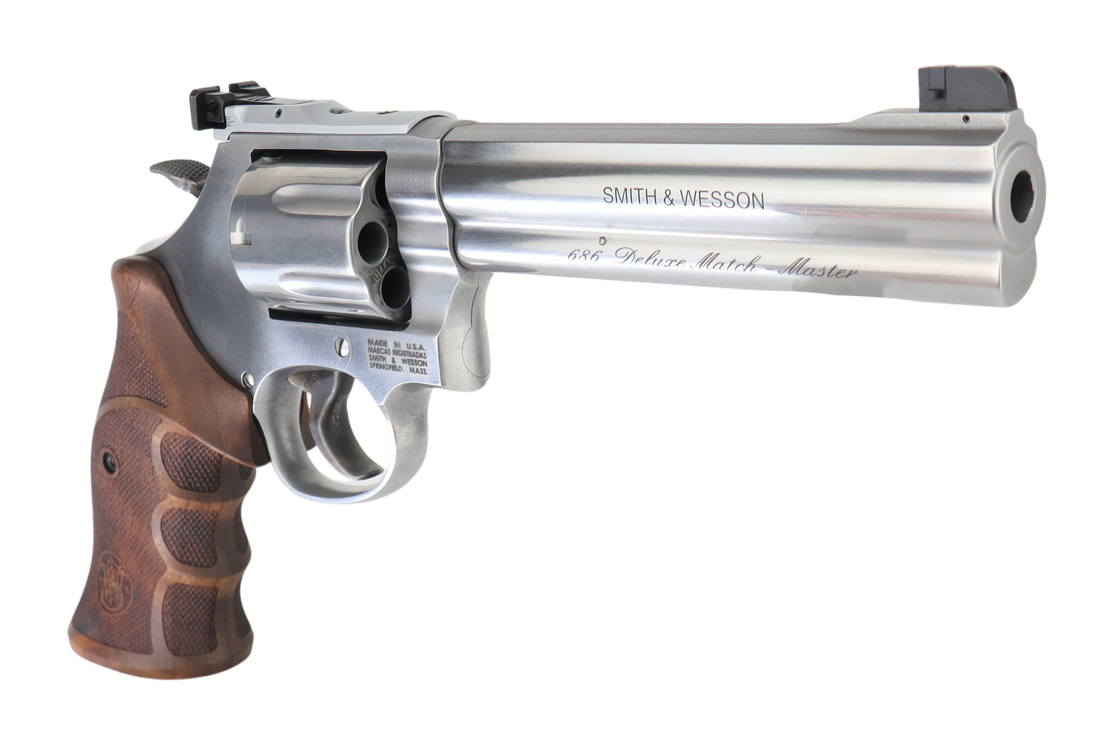 Smith & Wesson Model 686 Target Champion Match Master Deluxe 6" Revolver Smith & Wesson Model 686 Target Champion Match Master Deluxe 6" Revolver
