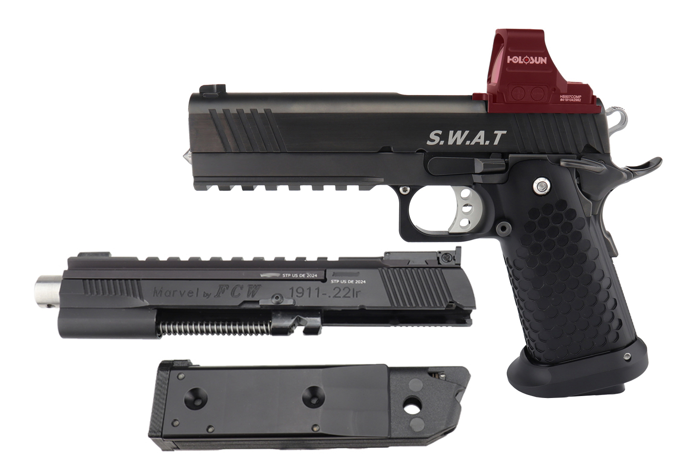 STP SWAT 5.0 Hex Optics mit Wechselsystem Marvel .22lr