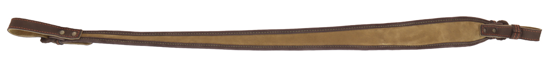 Leder Gewehrriemen mit Patronenhalter, handgenäht