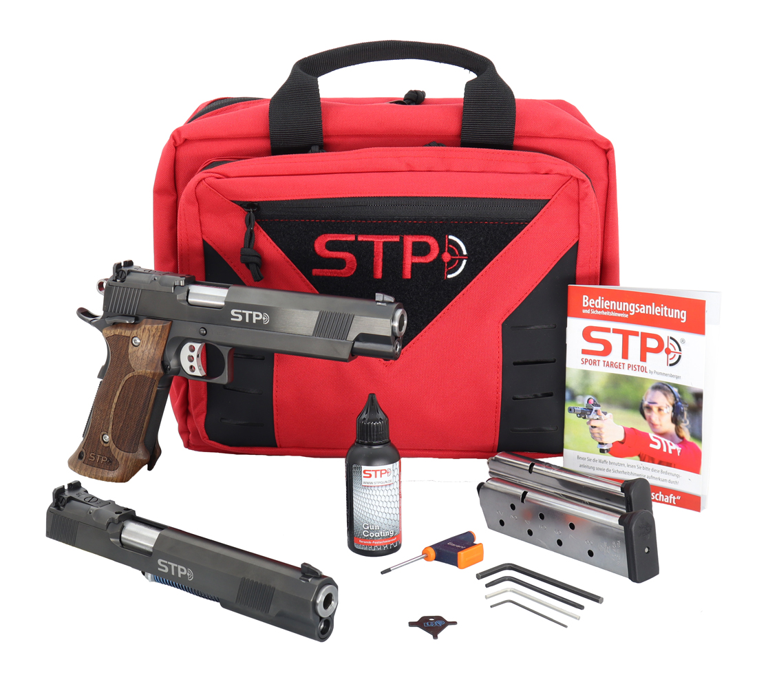 STP TM 6.0 Optics .45 Auto mit 9mm Wechselsystem