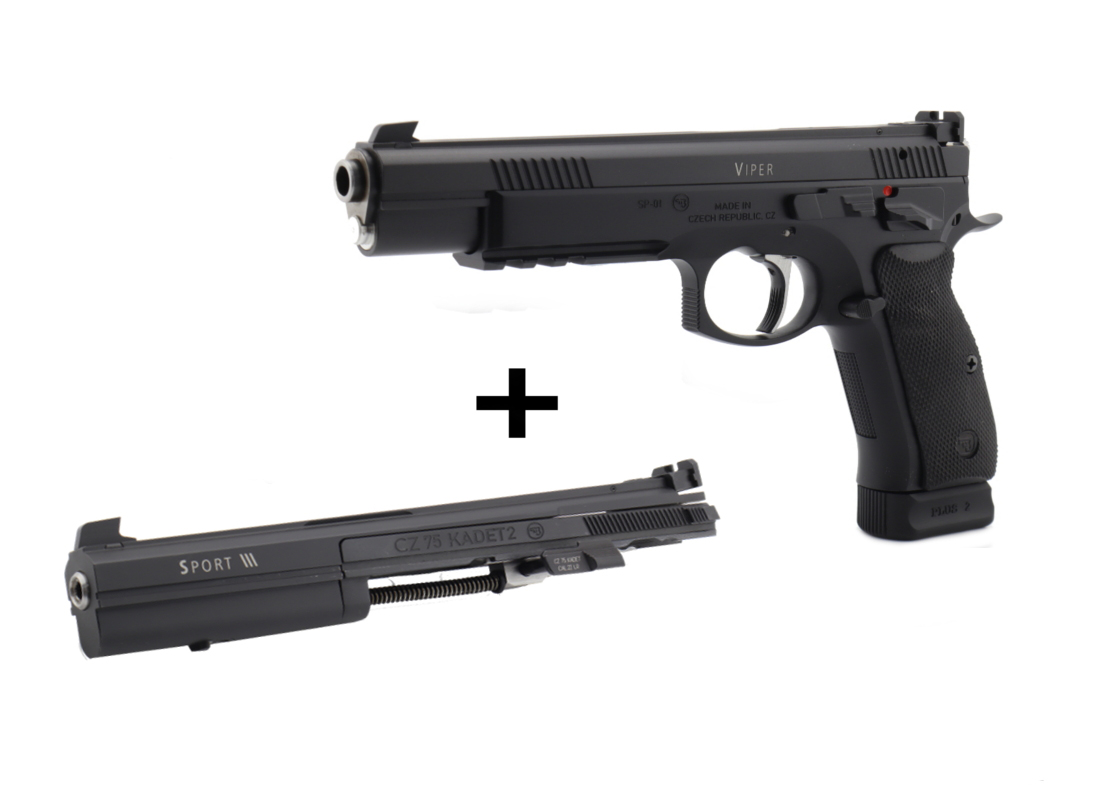 Waffen Oschatz CZ Viper SA mit Wechselsystem Sport III