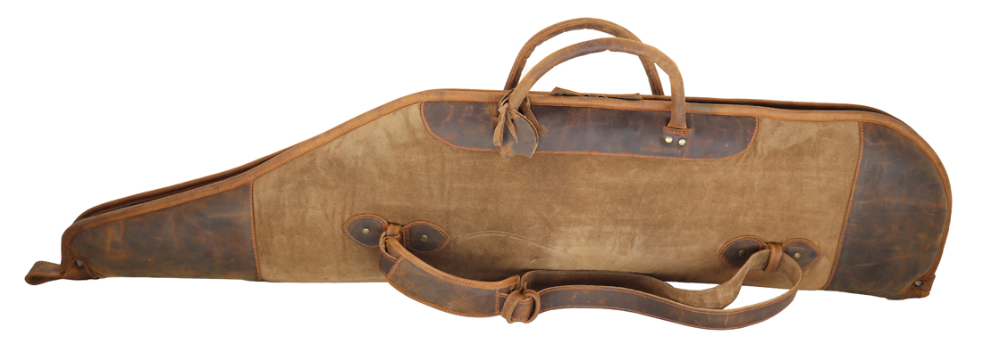 Leder Futteral 120cm in braun, handgenäht