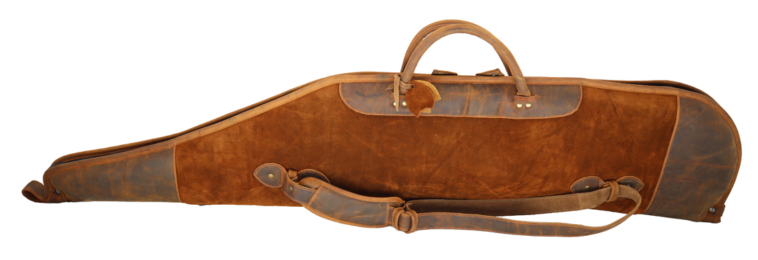 Leder Futteral 130cm in braun, handgenäht