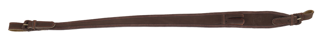 Leder Gewehrriemen mit Patronenhalter, handgenäht