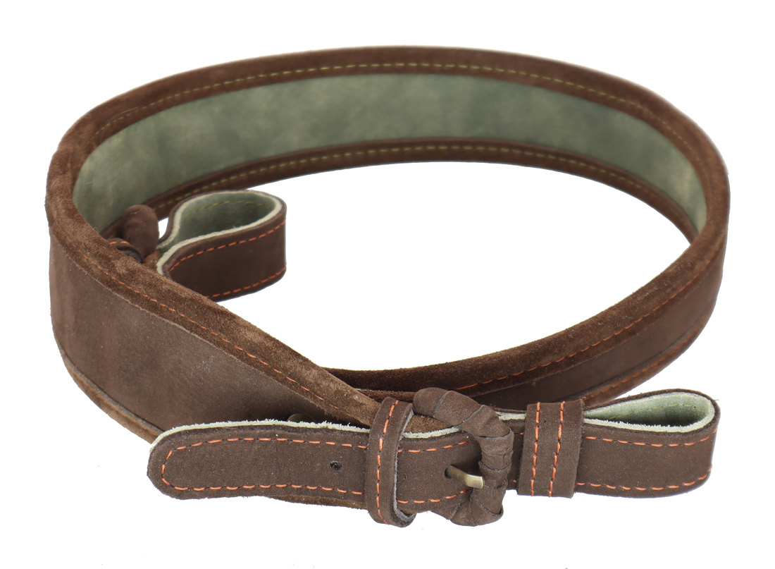 Leder Gewehrriemen, handgenäht