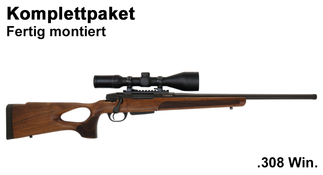 Brenner BR20 Lochschaft Komplettpakete .308 Win.